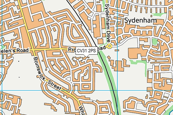 CV31 2PS map - OS VectorMap District (Ordnance Survey)