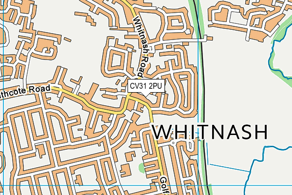 CV31 2PU map - OS VectorMap District (Ordnance Survey)