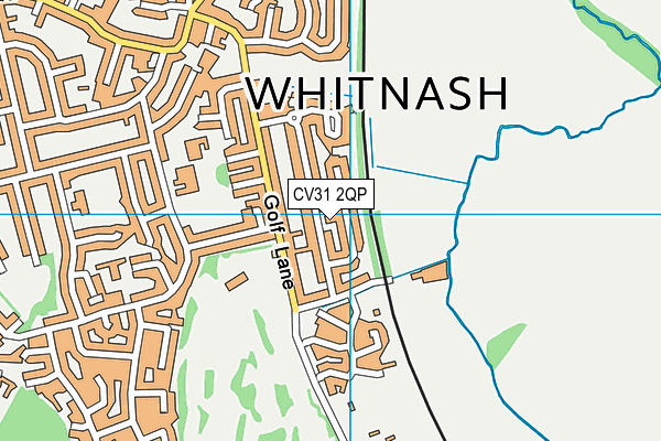 CV31 2QP map - OS VectorMap District (Ordnance Survey)