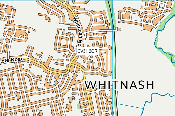 CV31 2QR map - OS VectorMap District (Ordnance Survey)