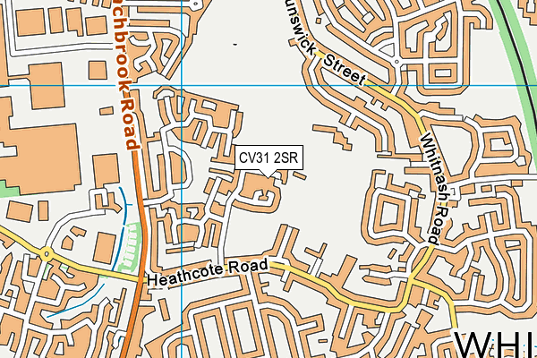 CV31 2SR map - OS VectorMap District (Ordnance Survey)