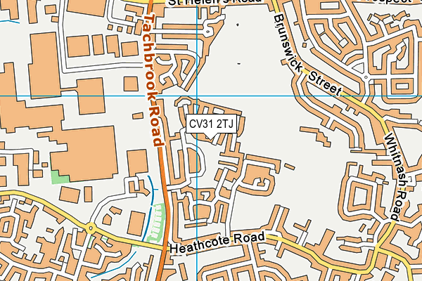 CV31 2TJ map - OS VectorMap District (Ordnance Survey)