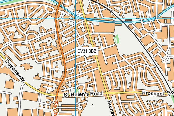 CV31 3BB map - OS VectorMap District (Ordnance Survey)