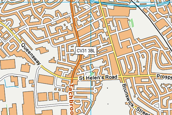 CV31 3BL map - OS VectorMap District (Ordnance Survey)