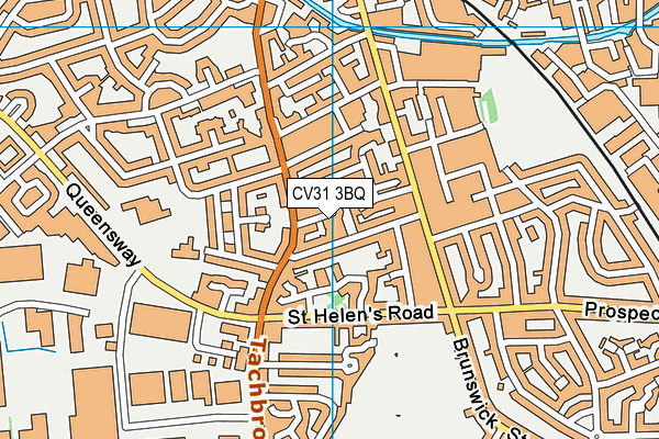 CV31 3BQ map - OS VectorMap District (Ordnance Survey)