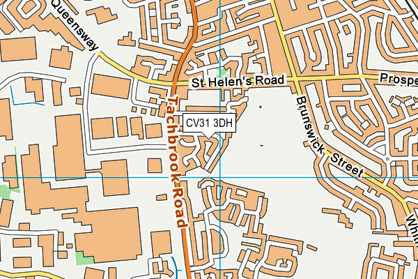 CV31 3DH map - OS VectorMap District (Ordnance Survey)