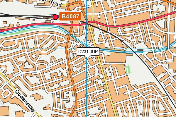 CV31 3DP map - OS VectorMap District (Ordnance Survey)