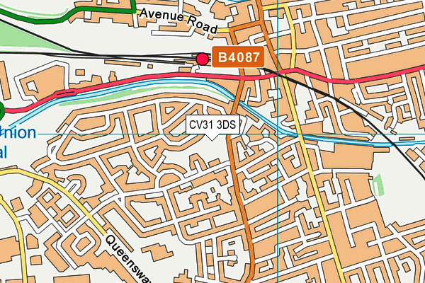 CV31 3DS map - OS VectorMap District (Ordnance Survey)