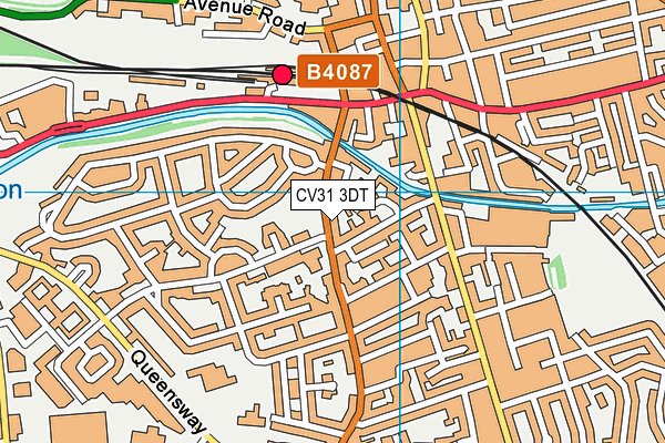 CV31 3DT map - OS VectorMap District (Ordnance Survey)