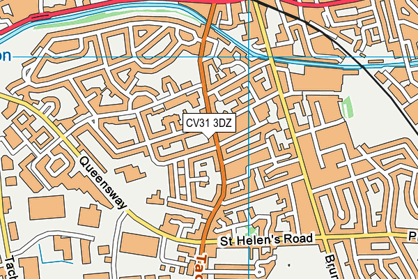 CV31 3DZ map - OS VectorMap District (Ordnance Survey)