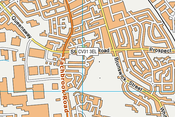 CV31 3EL map - OS VectorMap District (Ordnance Survey)
