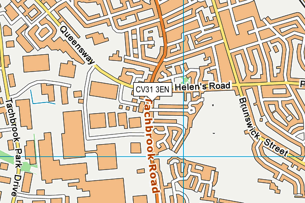 CV31 3EN map - OS VectorMap District (Ordnance Survey)