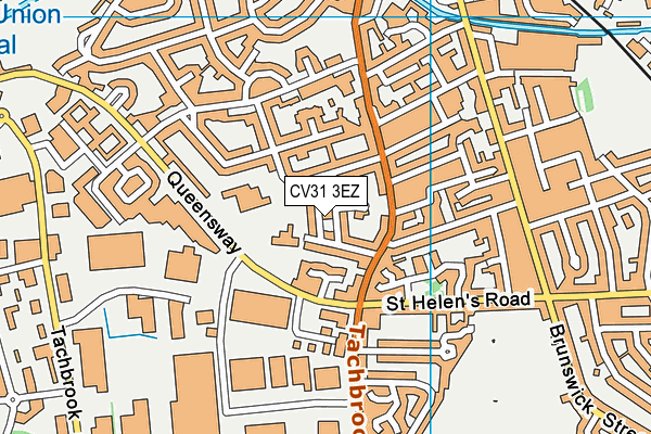 CV31 3EZ map - OS VectorMap District (Ordnance Survey)