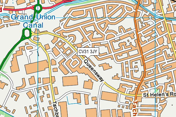 CV31 3JY map - OS VectorMap District (Ordnance Survey)