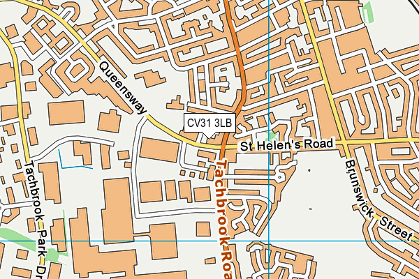 CV31 3LB map - OS VectorMap District (Ordnance Survey)