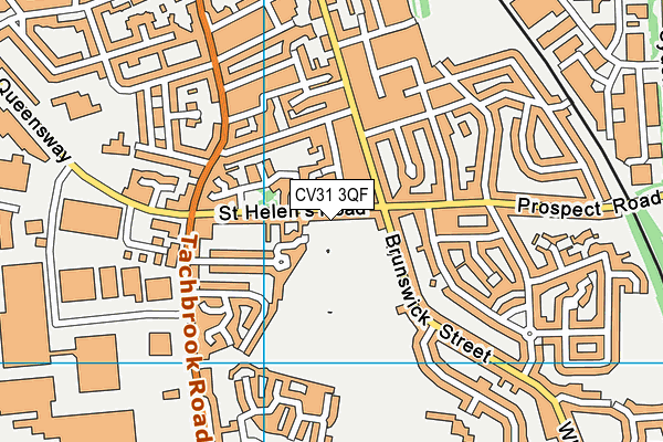 CV31 3QF map - OS VectorMap District (Ordnance Survey)