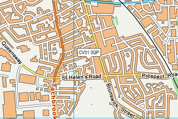 CV31 3QP map - OS VectorMap District (Ordnance Survey)