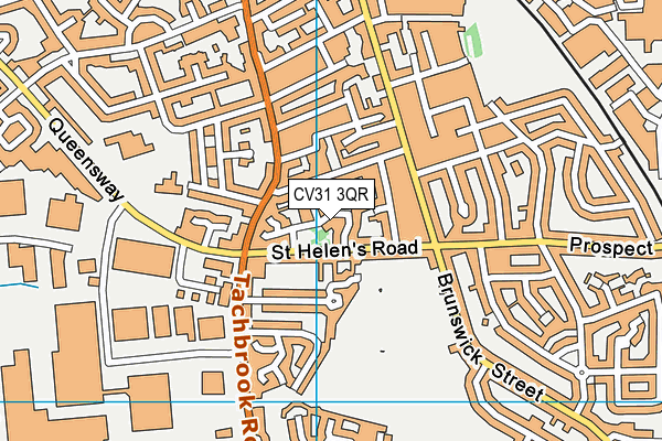 CV31 3QR map - OS VectorMap District (Ordnance Survey)