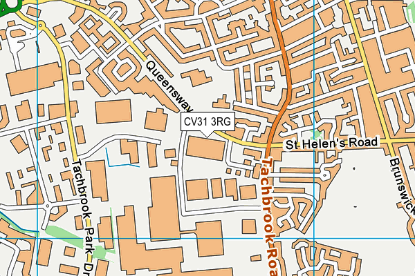 CV31 3RG map - OS VectorMap District (Ordnance Survey)