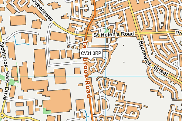 CV31 3RP map - OS VectorMap District (Ordnance Survey)