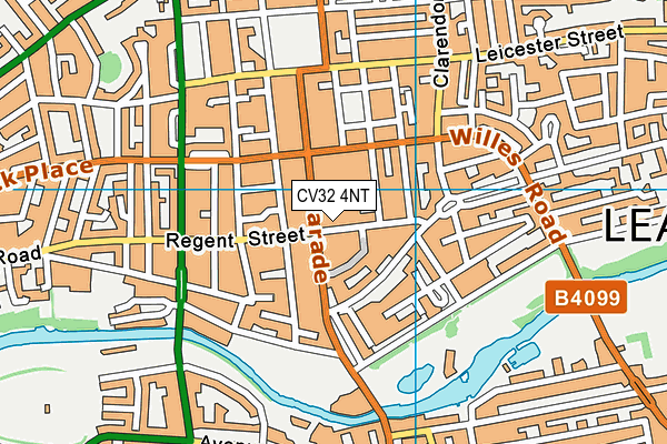 CV32 4NT map - OS VectorMap District (Ordnance Survey)