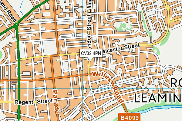 CV32 4PN map - OS VectorMap District (Ordnance Survey)