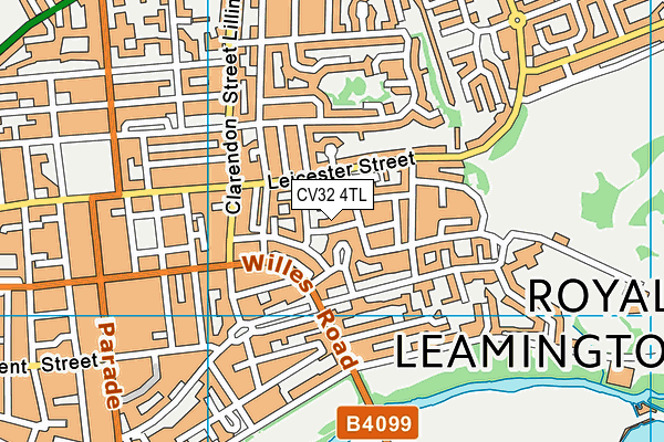CV32 4TL map - OS VectorMap District (Ordnance Survey)
