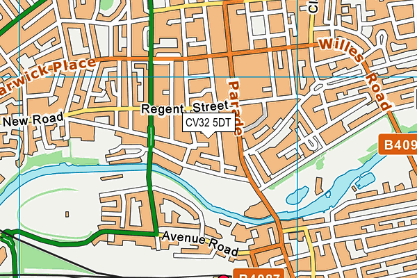 Core Gym map (CV32 5DT) - OS VectorMap District (Ordnance Survey)