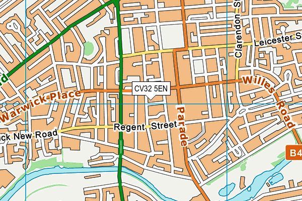 CV32 5EN map - OS VectorMap District (Ordnance Survey)