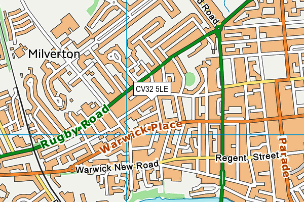CV32 5LE map - OS VectorMap District (Ordnance Survey)