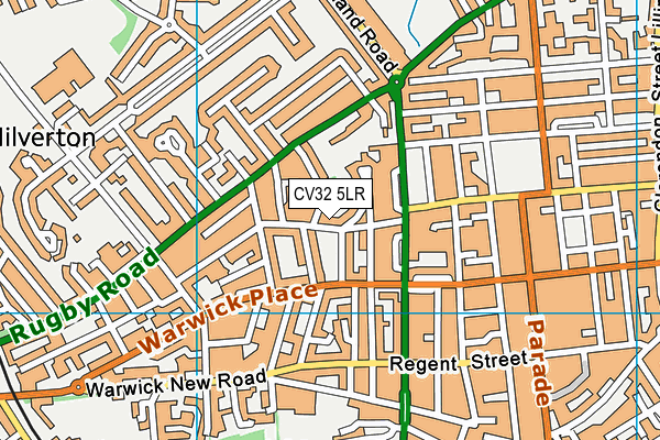 CV32 5LR map - OS VectorMap District (Ordnance Survey)