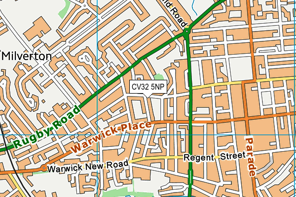 CV32 5NP map - OS VectorMap District (Ordnance Survey)