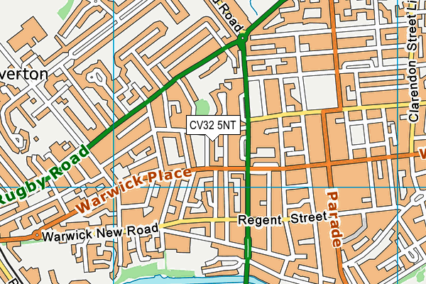 CV32 5NT map - OS VectorMap District (Ordnance Survey)