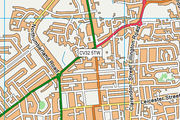 Arnold Lodge School map (CV32 5TW) - OS VectorMap District (Ordnance Survey)