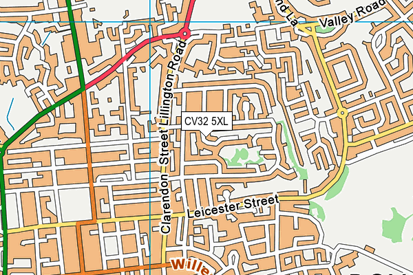 CV32 5XL map - OS VectorMap District (Ordnance Survey)
