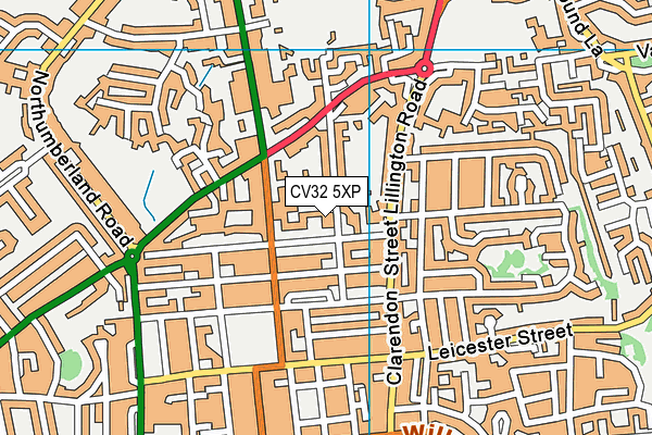 CV32 5XP map - OS VectorMap District (Ordnance Survey)