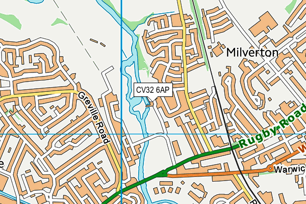 CV32 6AP map - OS VectorMap District (Ordnance Survey)