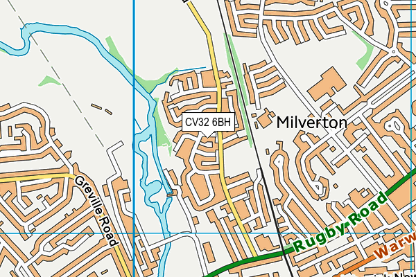 CV32 6BH map - OS VectorMap District (Ordnance Survey)