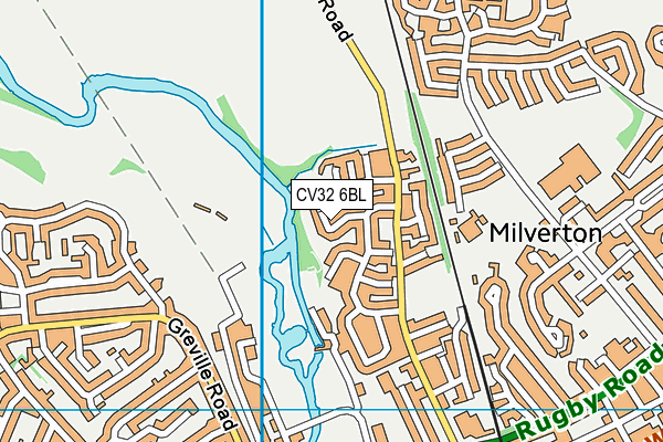 CV32 6BL map - OS VectorMap District (Ordnance Survey)