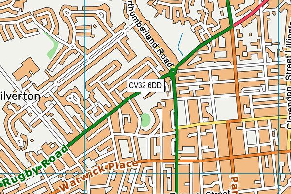 CV32 6DD map - OS VectorMap District (Ordnance Survey)