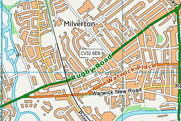 CV32 6EN map - OS VectorMap District (Ordnance Survey)