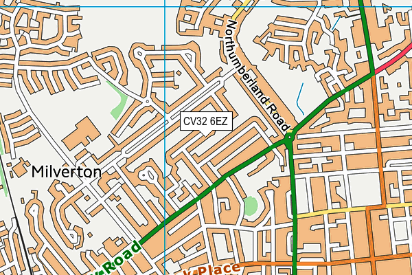 CV32 6EZ map - OS VectorMap District (Ordnance Survey)