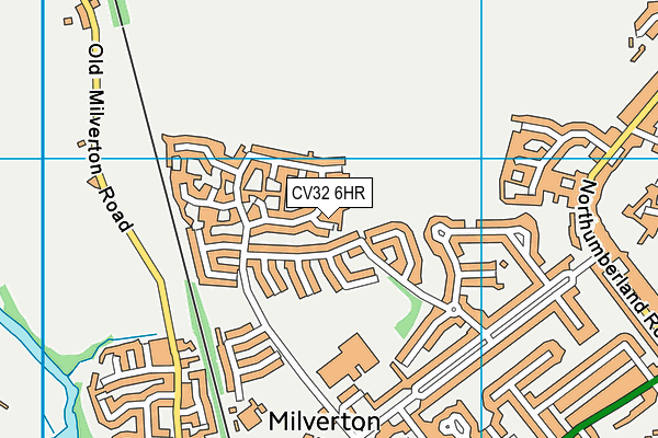 CV32 6HR map - OS VectorMap District (Ordnance Survey)