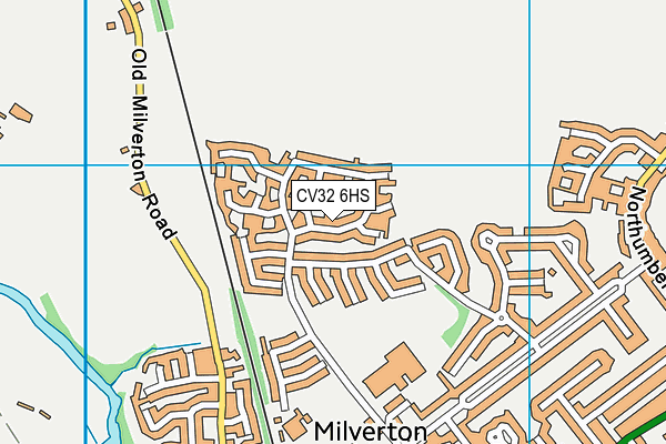 CV32 6HS map - OS VectorMap District (Ordnance Survey)