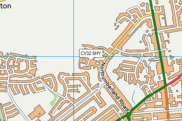 CV32 6HY map - OS VectorMap District (Ordnance Survey)