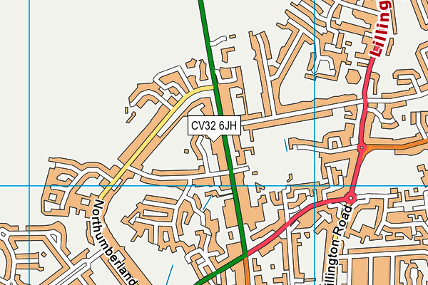 CV32 6JH map - OS VectorMap District (Ordnance Survey)