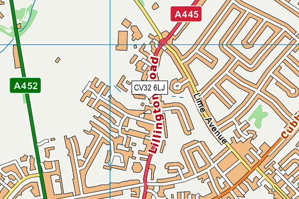 CV32 6LJ map - OS VectorMap District (Ordnance Survey)