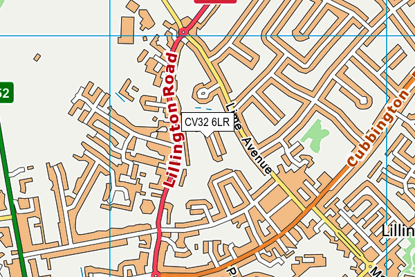 CV32 6LR map - OS VectorMap District (Ordnance Survey)