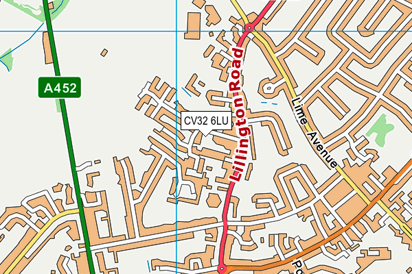 CV32 6LU map - OS VectorMap District (Ordnance Survey)