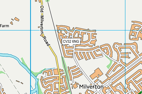 CV32 6NG map - OS VectorMap District (Ordnance Survey)